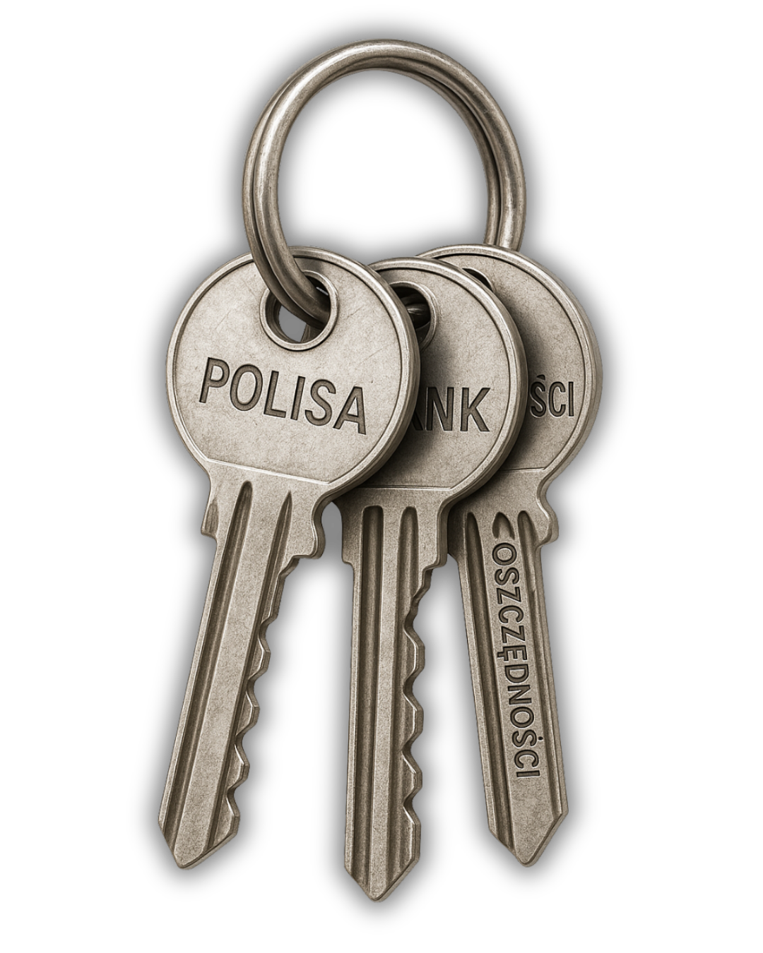 Klucze: polisa, bank, oszczędności